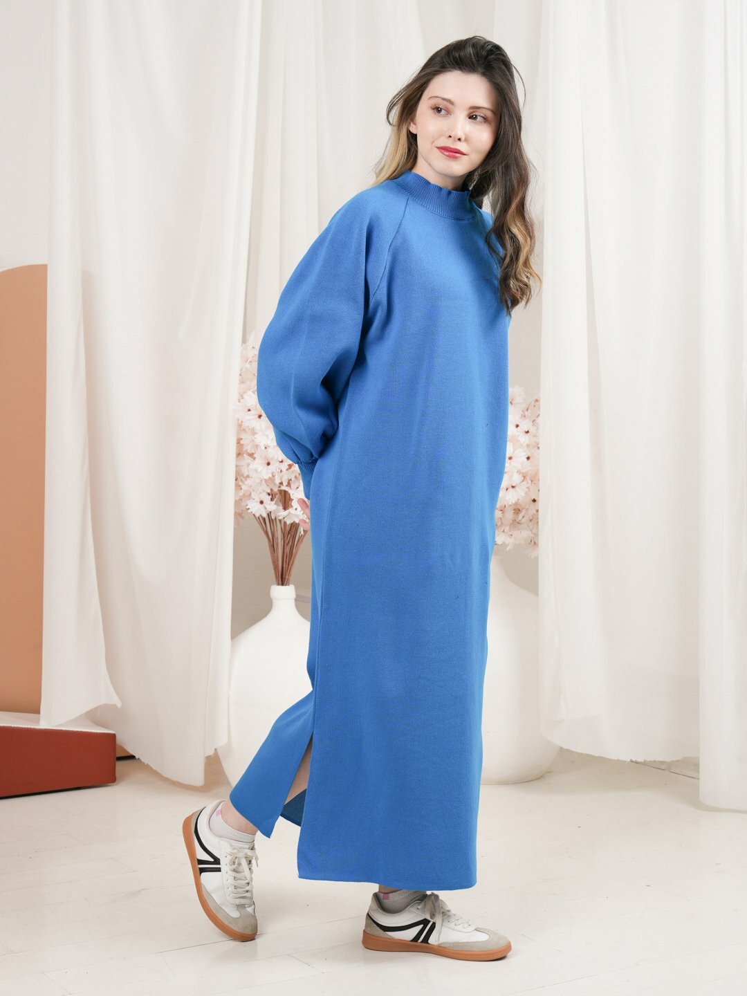 Платье Didov TRIKO 2453, размер L, синий — фото 1