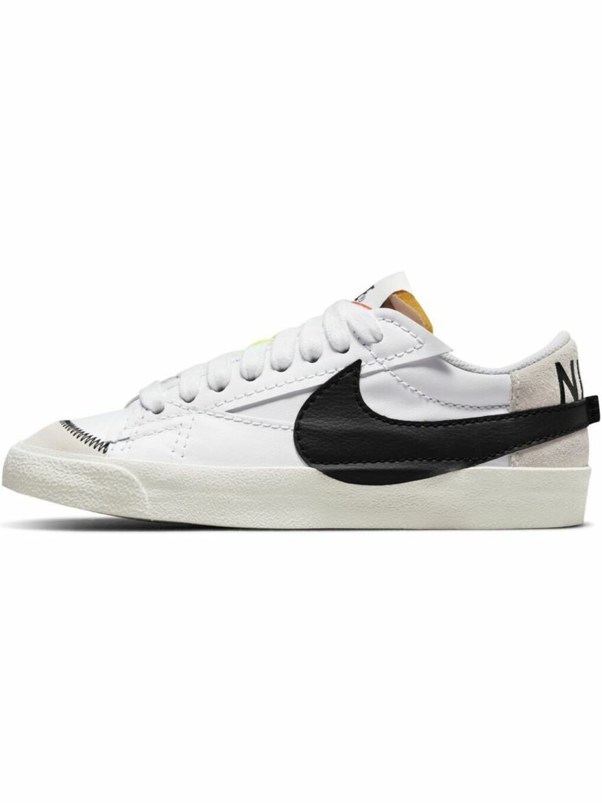 Кеды NIKE Blazer Low `77 Jumbo, полнота F, размер 8,5 US, белый/черный