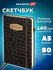 Скетчбук для рисования 13x21 см 80 л, блокнот для скетчинга с рез...