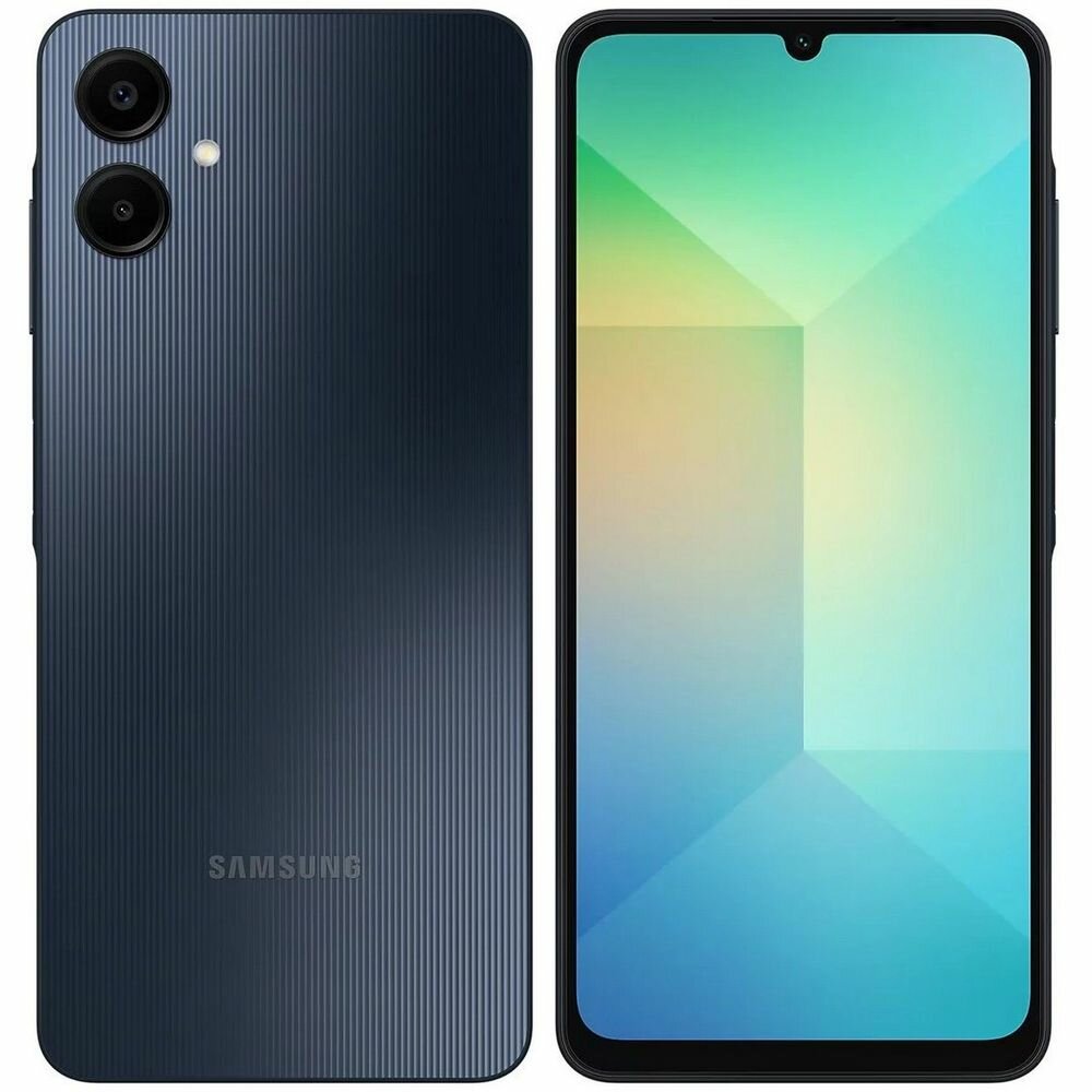 Смартфон Samsung Galaxy A06 SM-A065F 4+128Gb черный (SM-A065FZKGCAU)