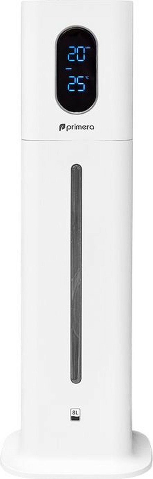 Увлажнитель воздуха PRIMERA HUP-W3080-TA, ультразвуковой, белый, 8 л, 300 мл/ч