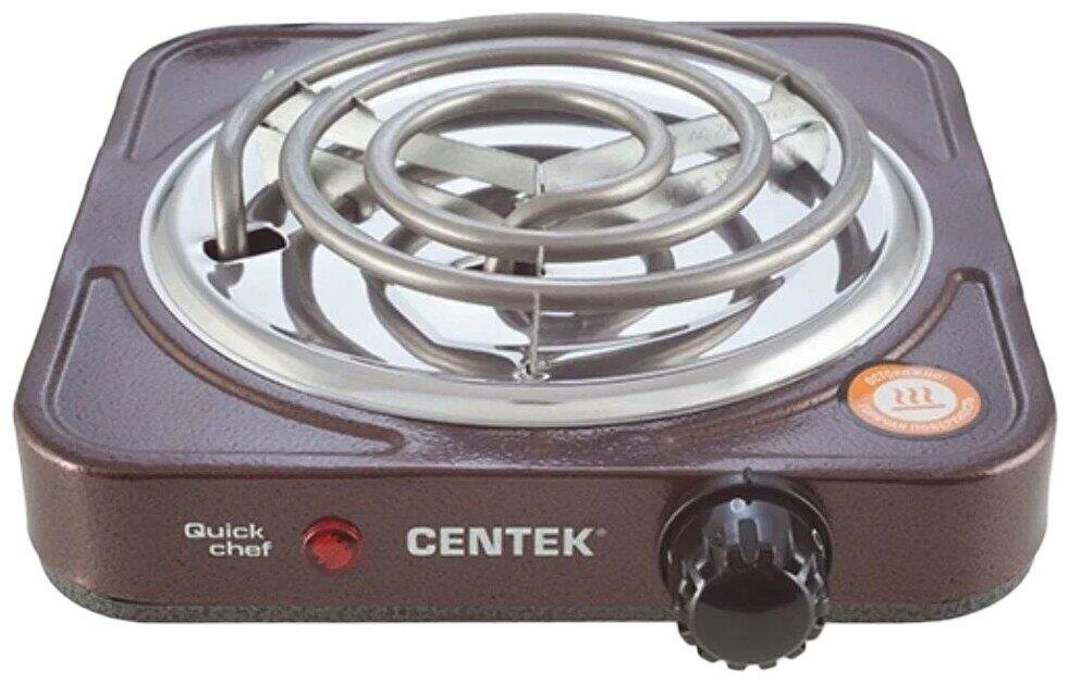 Электрическая настольная плита CENTEK CT-1508 Siberia 1 конфорка коричневый
