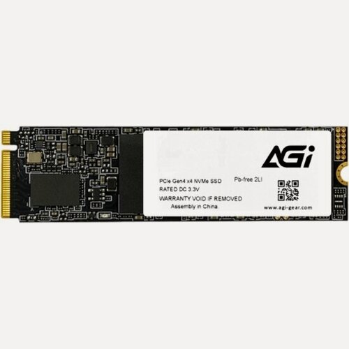Изображение товара Накопитель SSD Agi AI818 M.2 2280 2TB PCIe Gen4x4 NVMe QLC Color Box