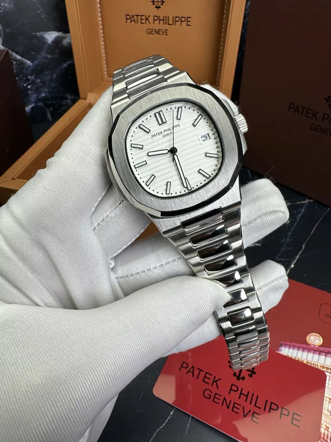 Наручные часы Patek Philippe Vintage Douglas, белый, — фото 1