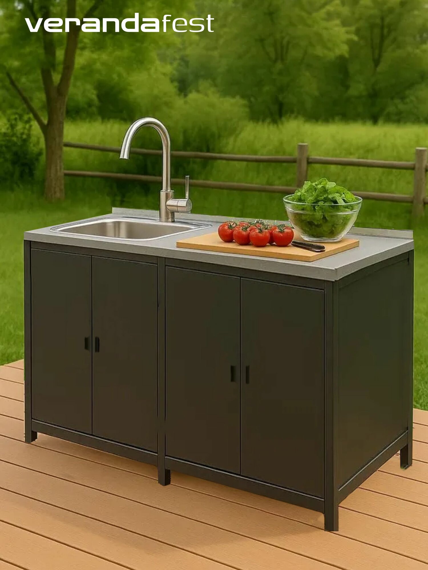 VERANDA: Комплект "Базовый" - Уличная Модульная Кухня