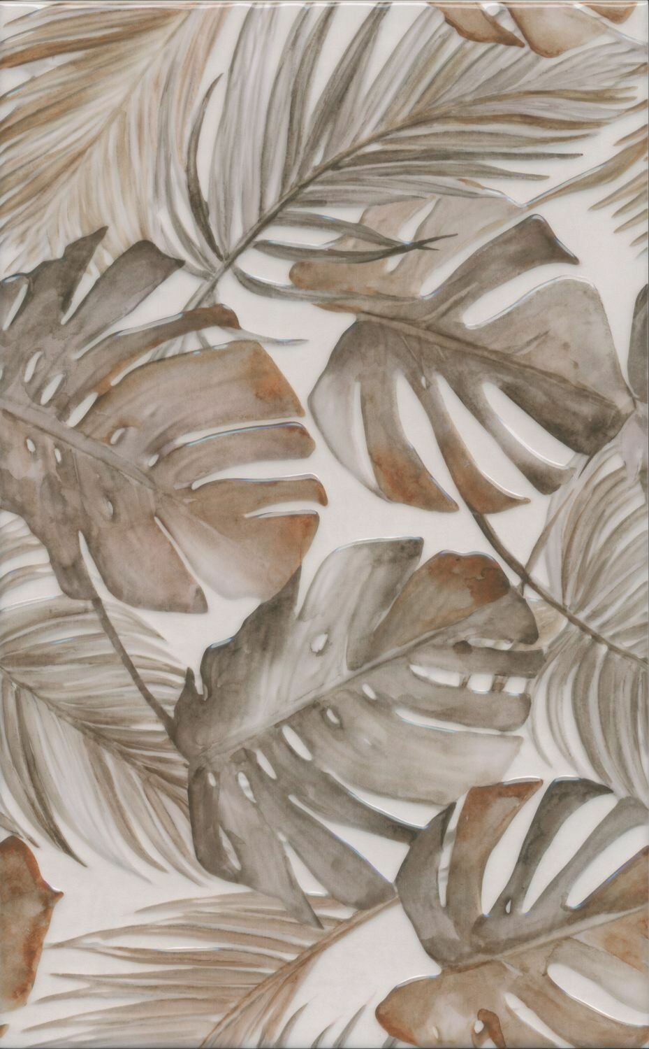 Плитка Левада коричневый глянцевый глянц 25x40 88 мм арт. 6412