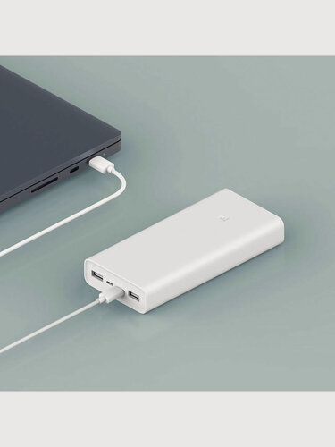 Изображение товара Аккумулятор внешний Power Bank PLM18ZM, 20000mAh, 18 Вт, QC 3.0, USB-C, Micro-USB