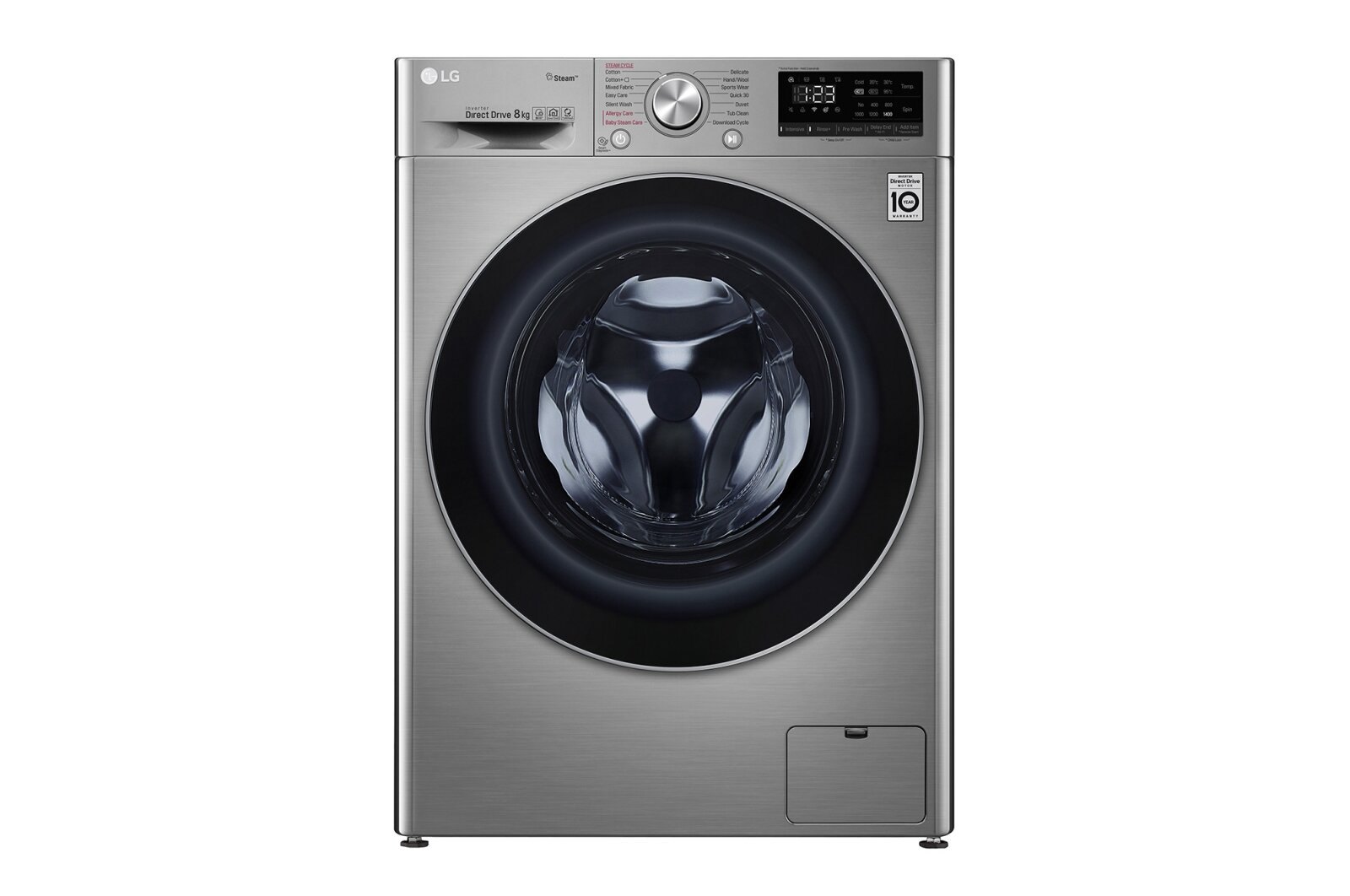 Стиральная машина LG F2V5HS 7кг, AI DD™ и Steam™ с искусственным интеллектом