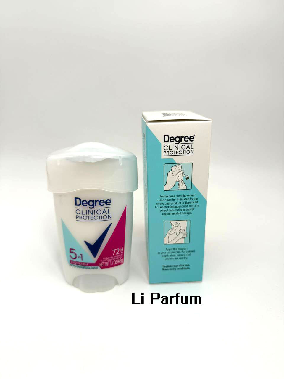 Degree Clinical Protection контроль пота и запаха, 72 часа, Fresh 48 г — фото 1