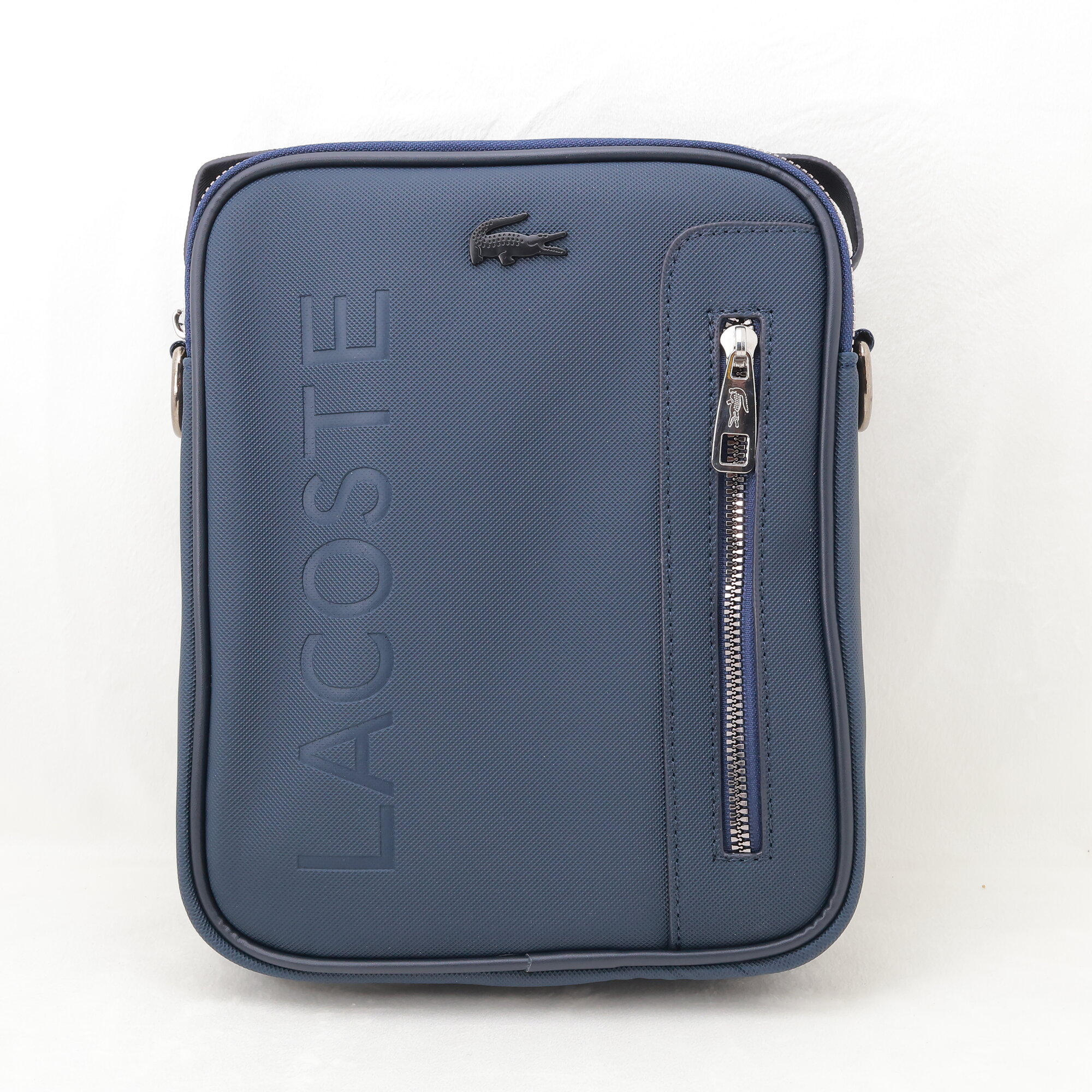 Сумка кросс-боди , фактура рельефная, синий — фото 1