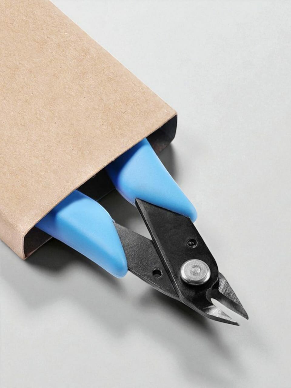 Кусачки боковые электромонтажные прецизионные для мягких металлов (медь, алюминий) до 1.6 мм, бокорезы для электроники и ювелирных работ — фото 1