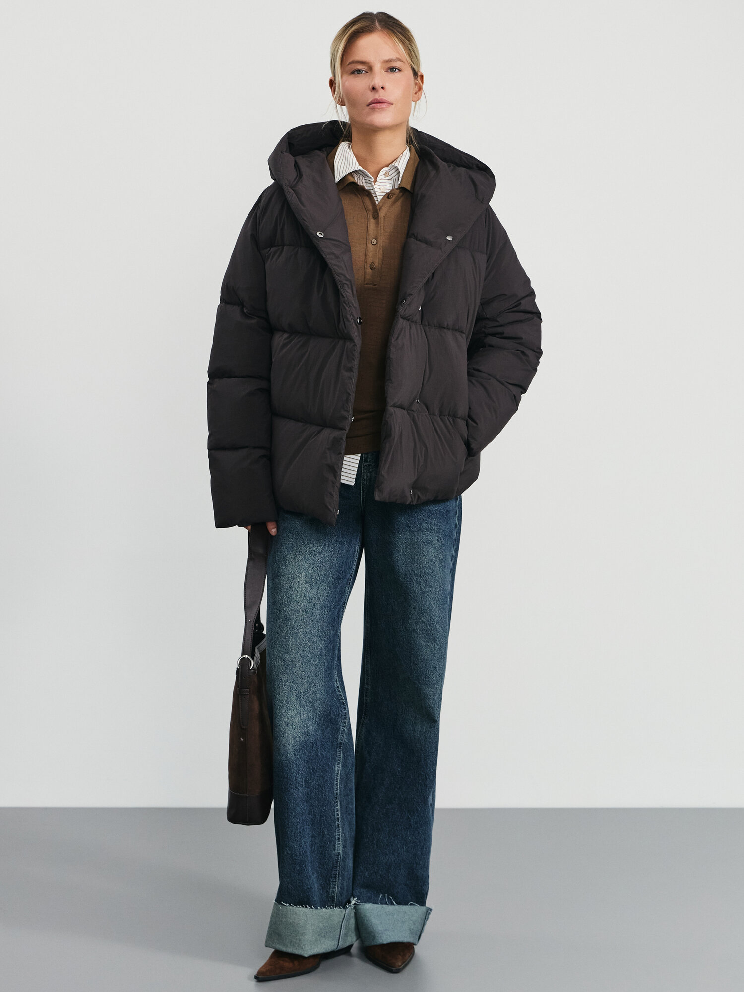 Куртка Zarina размер S (RU 44) коричневый