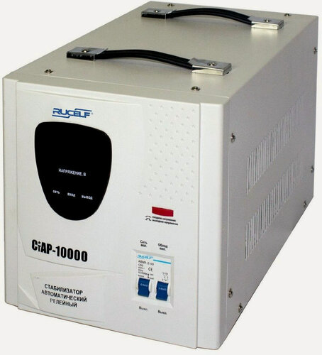 Изображение товара Стабилизатор напряжения Rucelf СтАР-10000, переносной, для радио- и телеаппаратуры
