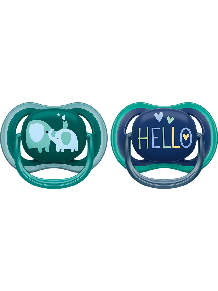 Пустышка PHILIPS Avent Ultra Air (SCF349/18), официальная гарантия — фото 1