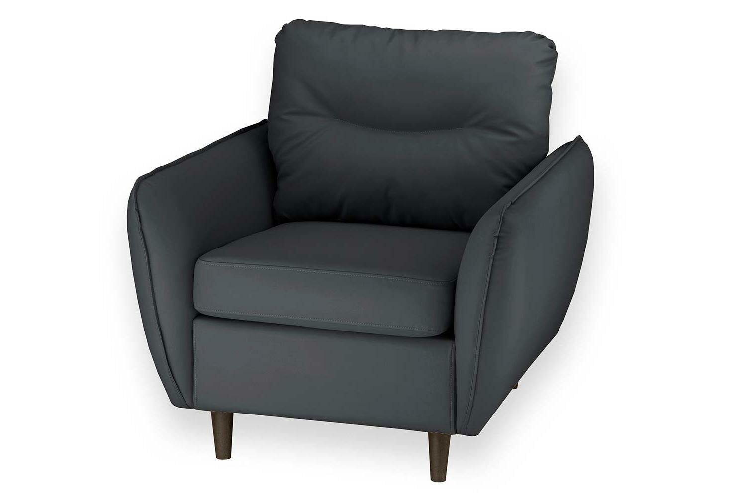 Кресло RAMART DESIGN Монца 88х86х86 см искусственная кожа цвет чёрный
