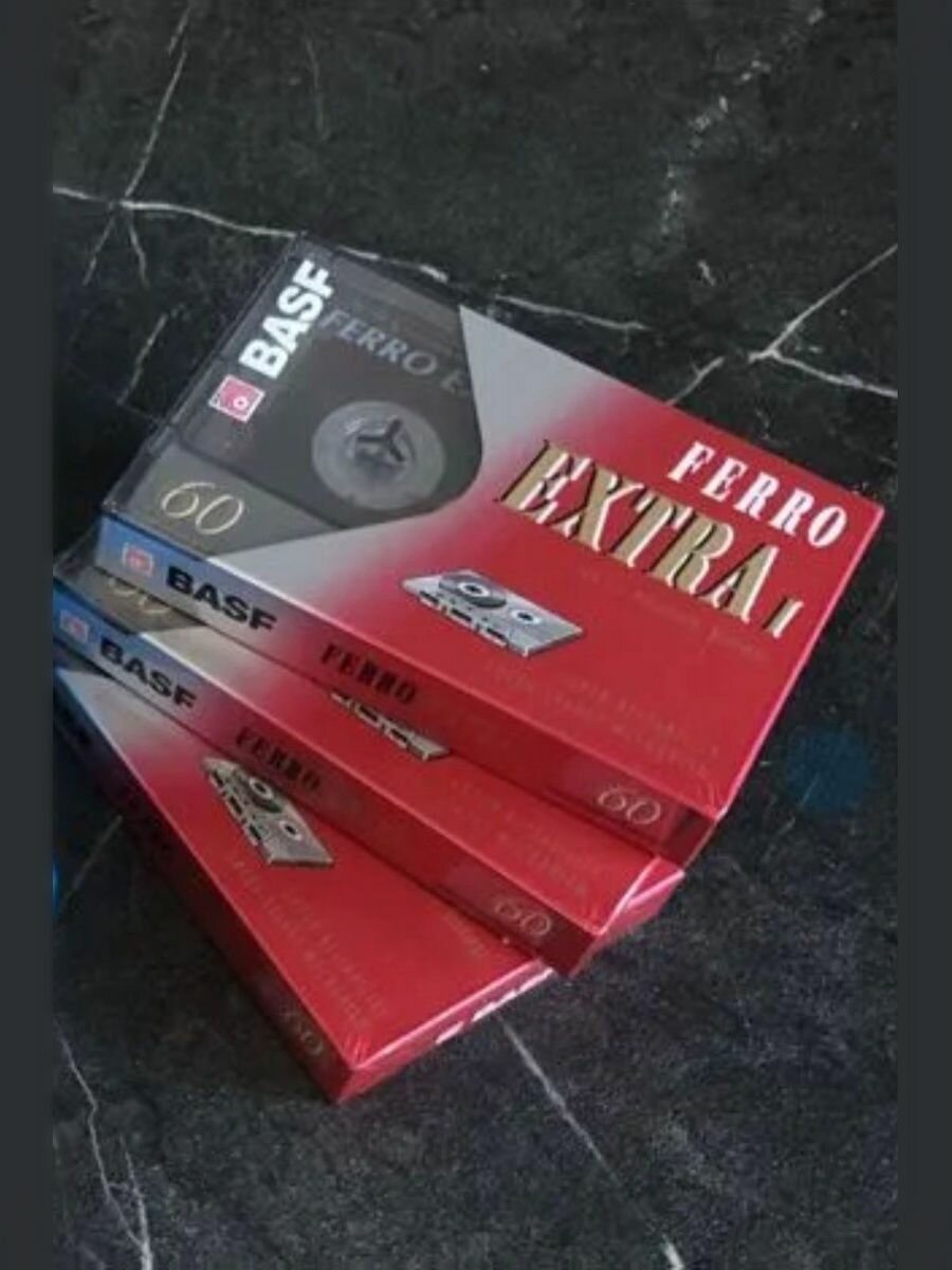 Аудиокассета BASF FE I Ferro Extra  60 мин 