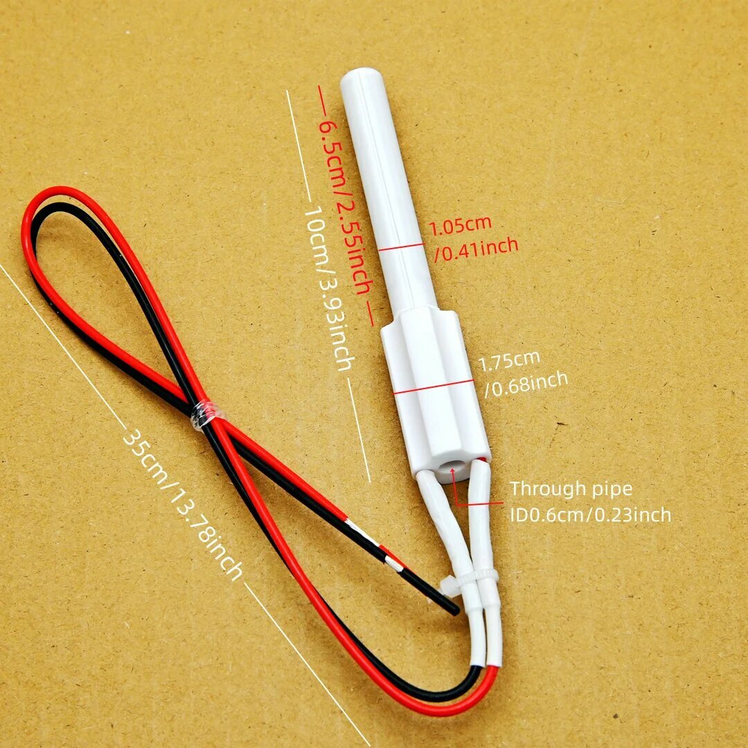 Печь-пеллет воспламенитель 220 В 300 Вт камин нагревательная печь электрическая нагревательная труба керамический воспламенитель кухонные аксессуары зажигание W01 L100mm T230V300W