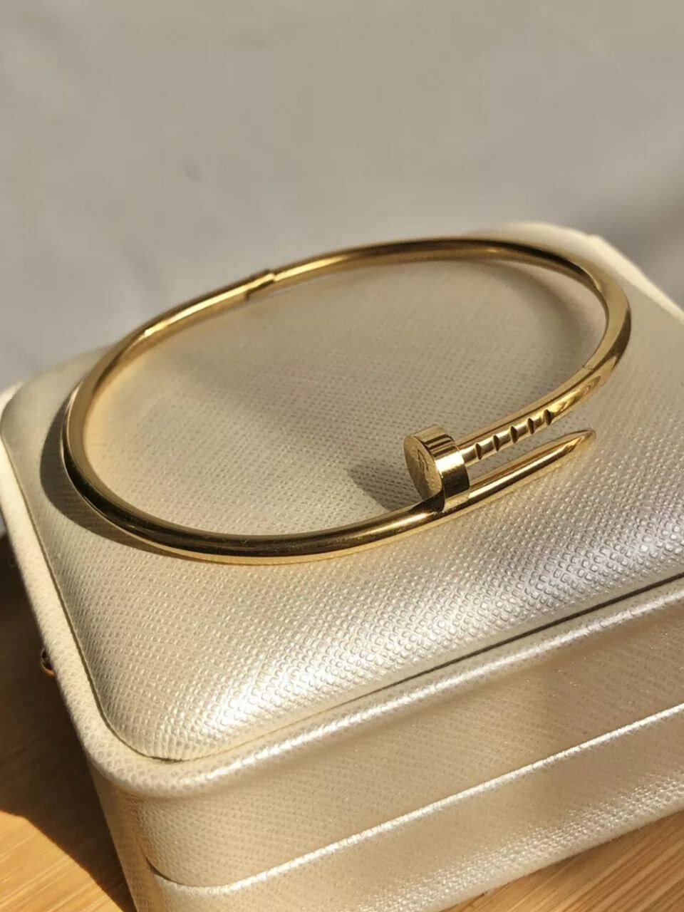 Браслет, размер 20 см, золотистый — фото 1