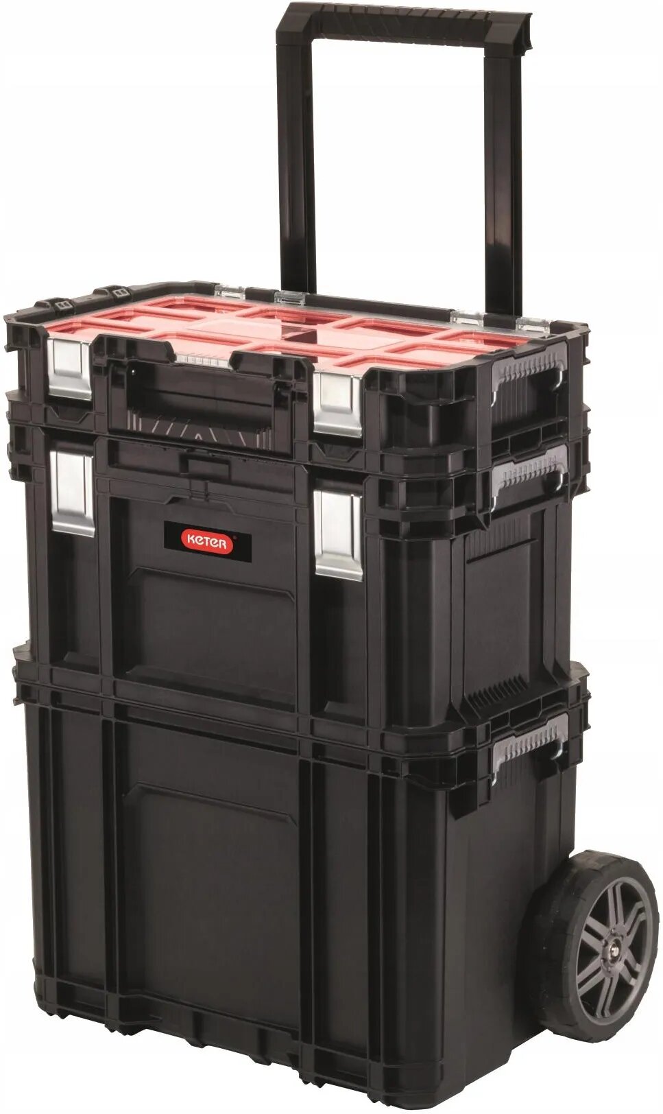 Ящик-тележка KETER Smart Rolling Work Shop (17203038) 56.4x37.2x55.2 см