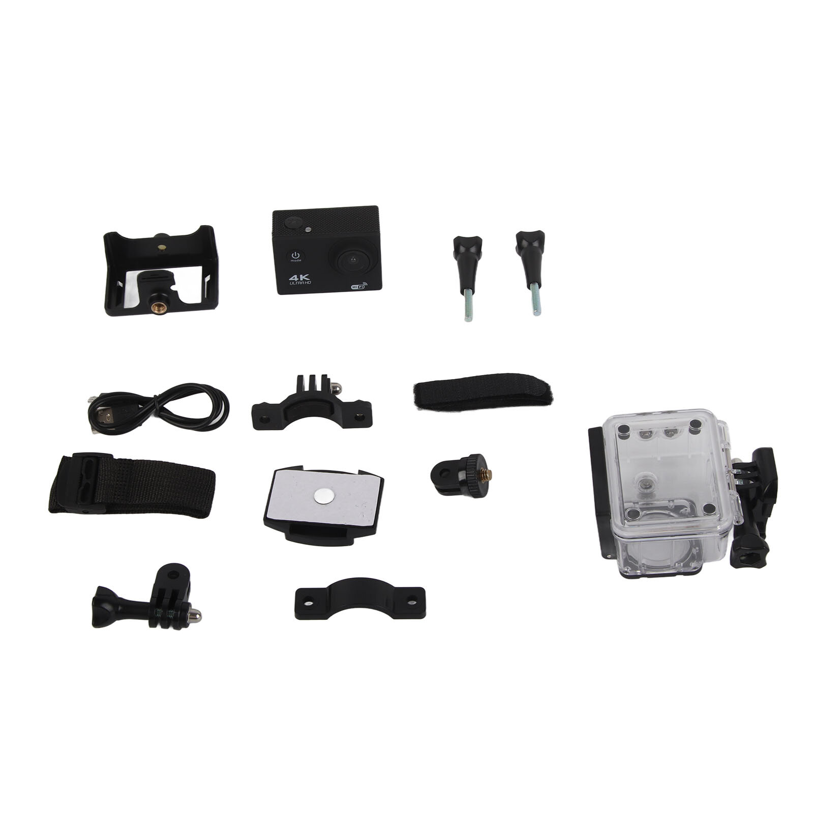 4K видеокамера-камкордер для уличной фотографии, водонепроницаемая, WIFI, HD, черная, поддержка 1080P, легкая и компактная