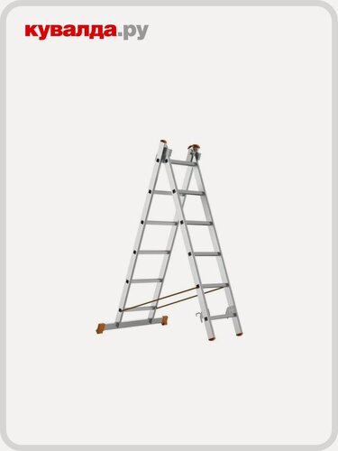 Изображение товара Лестница-стремянка двухсекционная Сарайлы-М (Sarayli) 2х 6