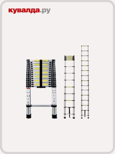 Изображение товара Лестница телескопическая алюмет TLS4.4 4,4 м