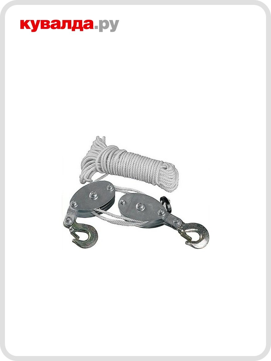 Полиспаст STAYER 50501 для подъема грузов 3 метра от 18 до 200 кг