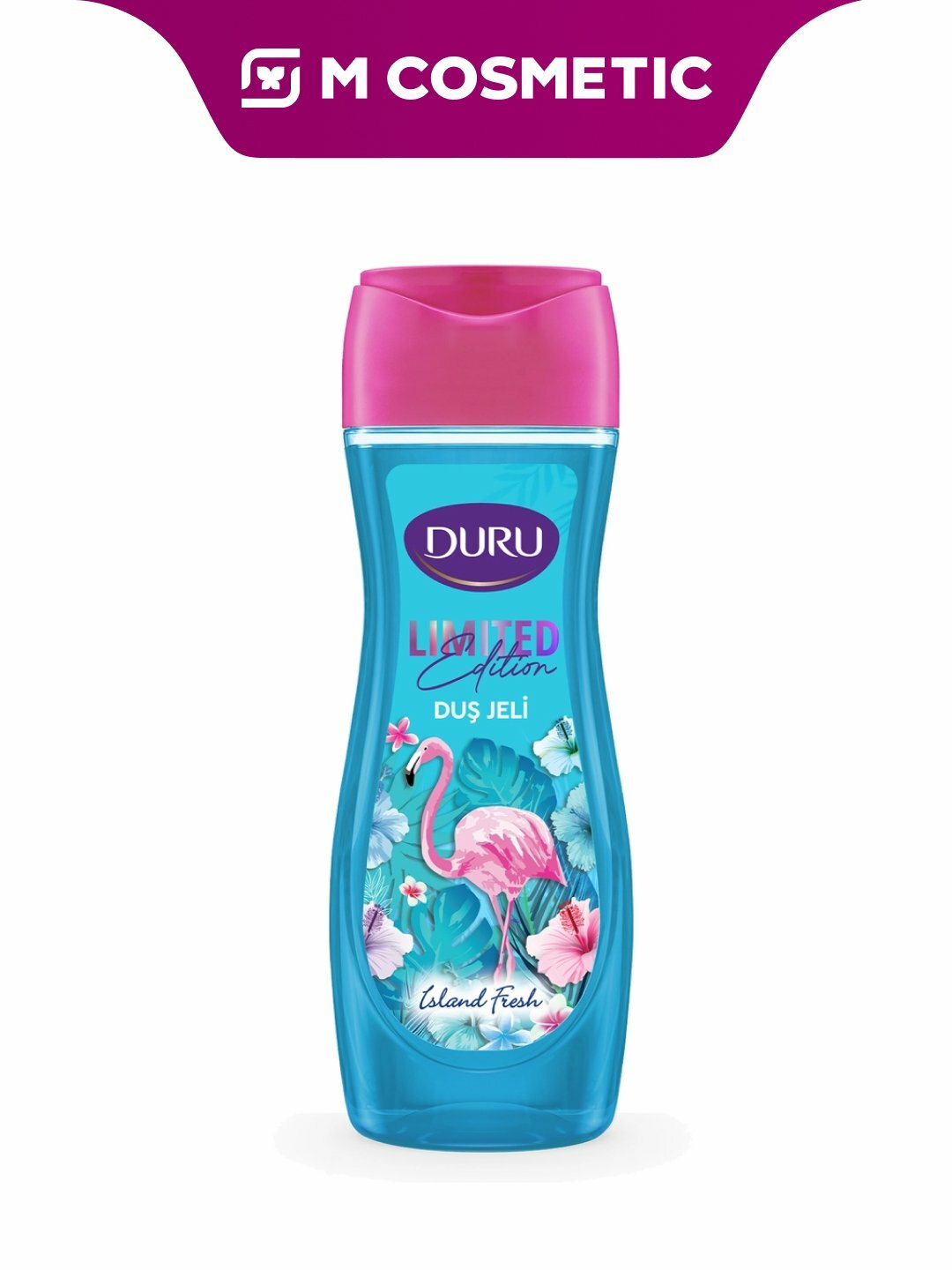 DURU Limited Edition Гель для душа Island Fresh 450мл, мягко очищает и дарит свежесть островных ароматов