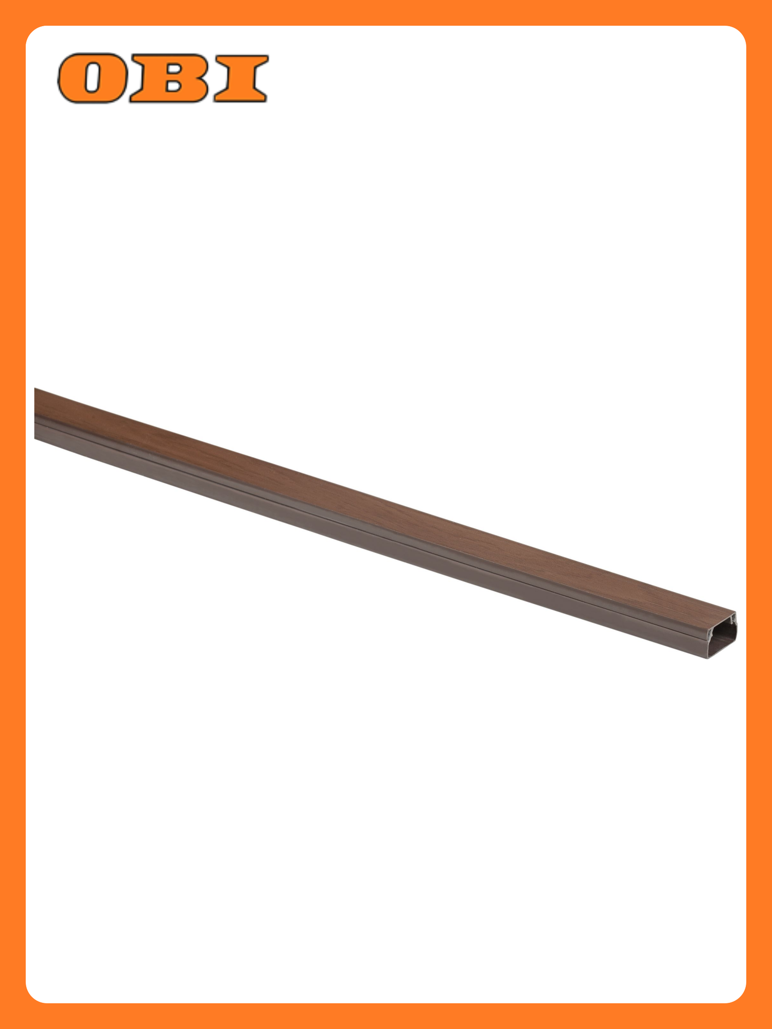 Кабель-канал IEK ECOLINE поливинилхлорид коричневый 25x16 мм 50м