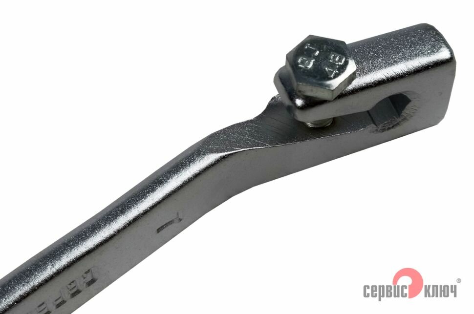 Ключ для прокачки 7x11мм, углеродистая сталь, антикоррозийное покрытие, 16 см, Сервис Ключ — фото 1