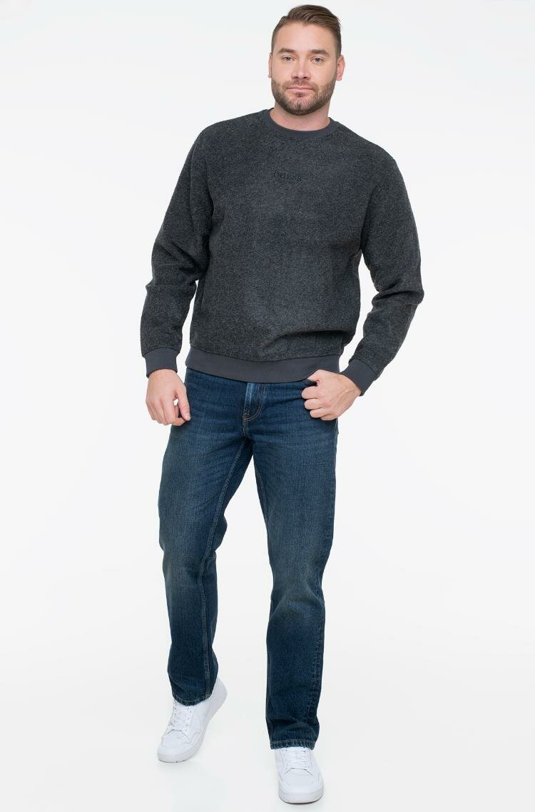 Джемпер GUESS CN SCUBA MELANGE, размер 2XL, серый — фото 1