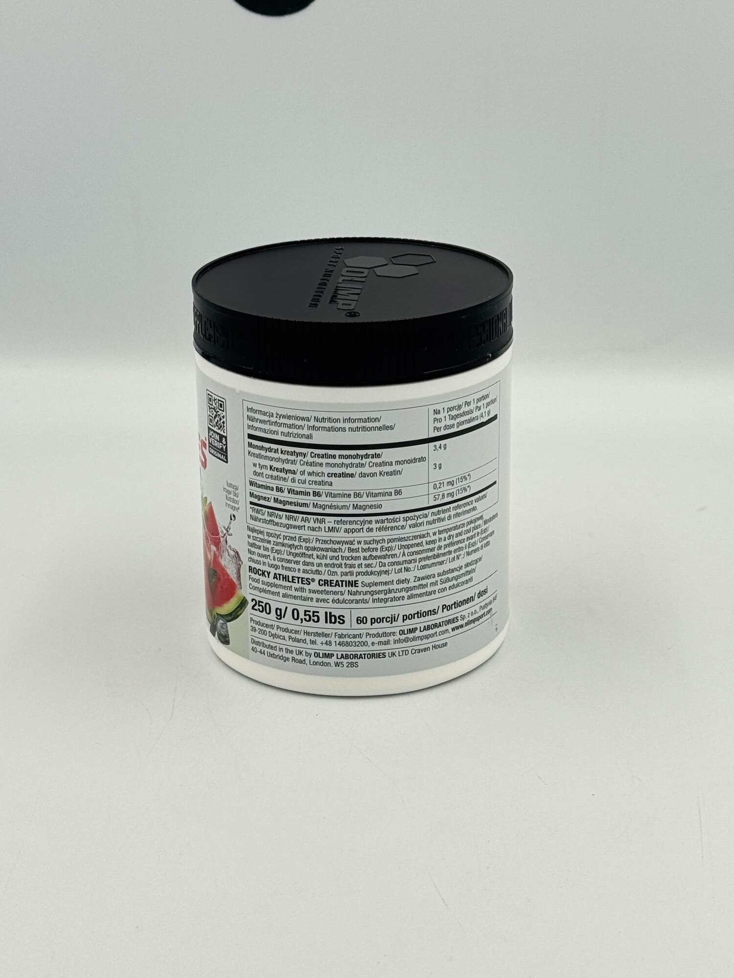 Olimp Creatine, 250 гр, вкус Арбуз креатин моногидрат для роста — фото 1