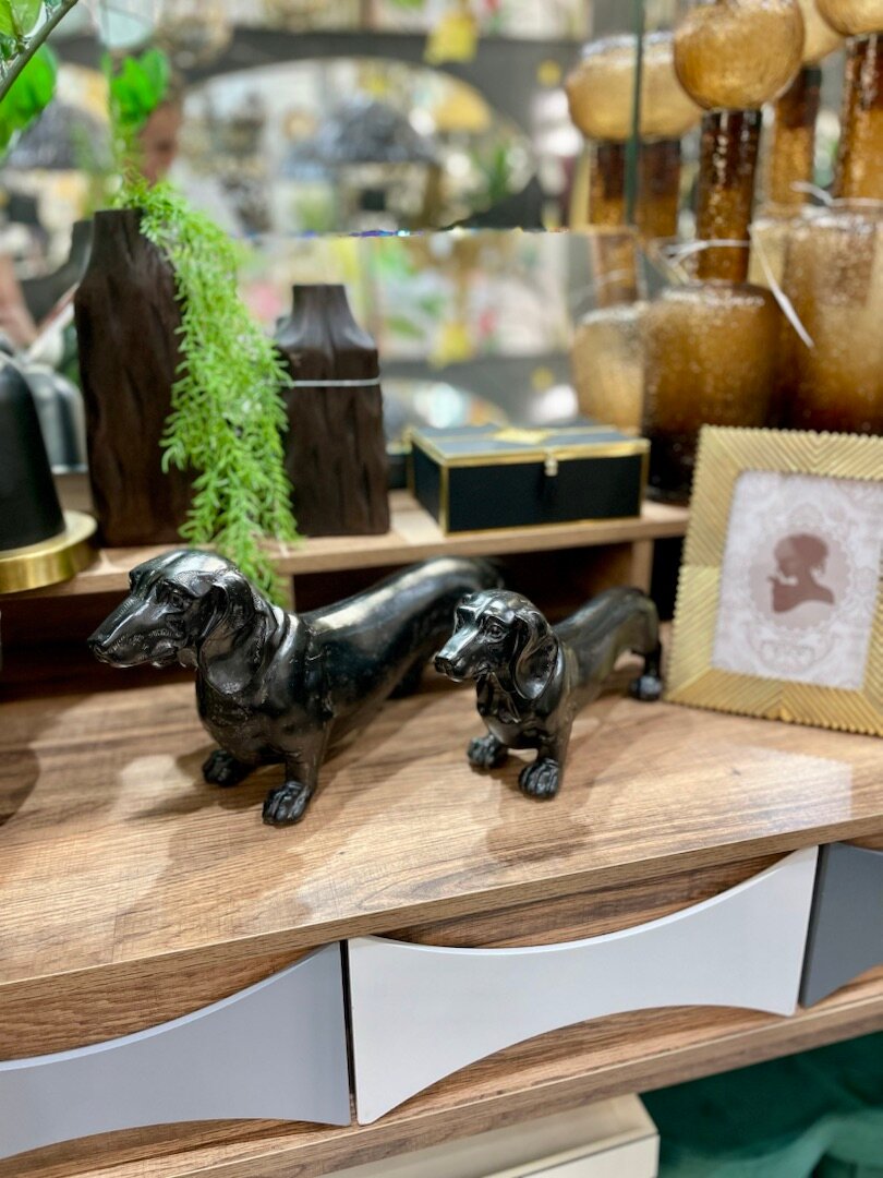 Статуэтка Такса WERNER VOSS 51234 антрацит 30х8.6х15.2 см — фото 1