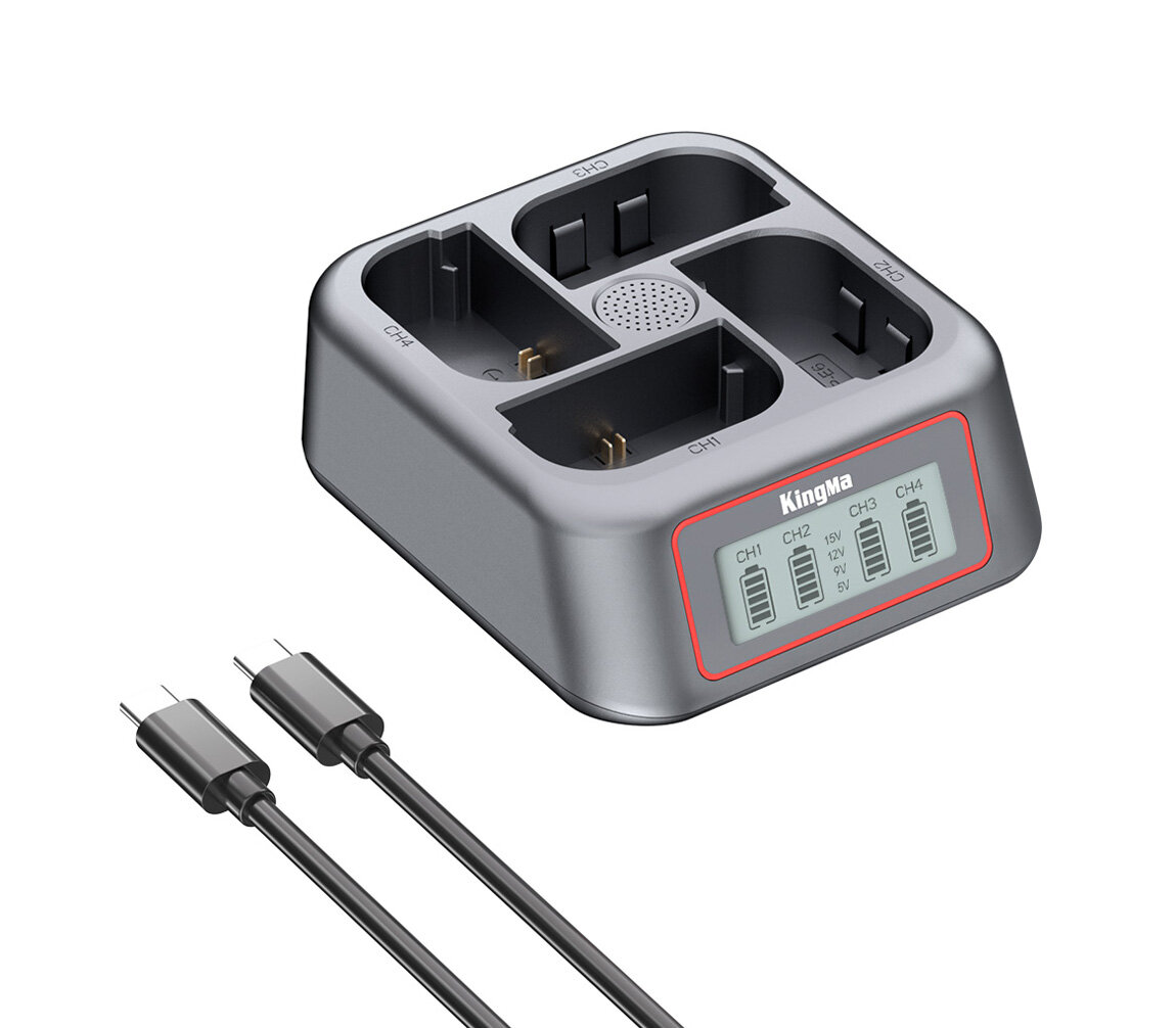 Зарядное устройство Kingma BM069-LPE6 для 4х Canon LP-E6