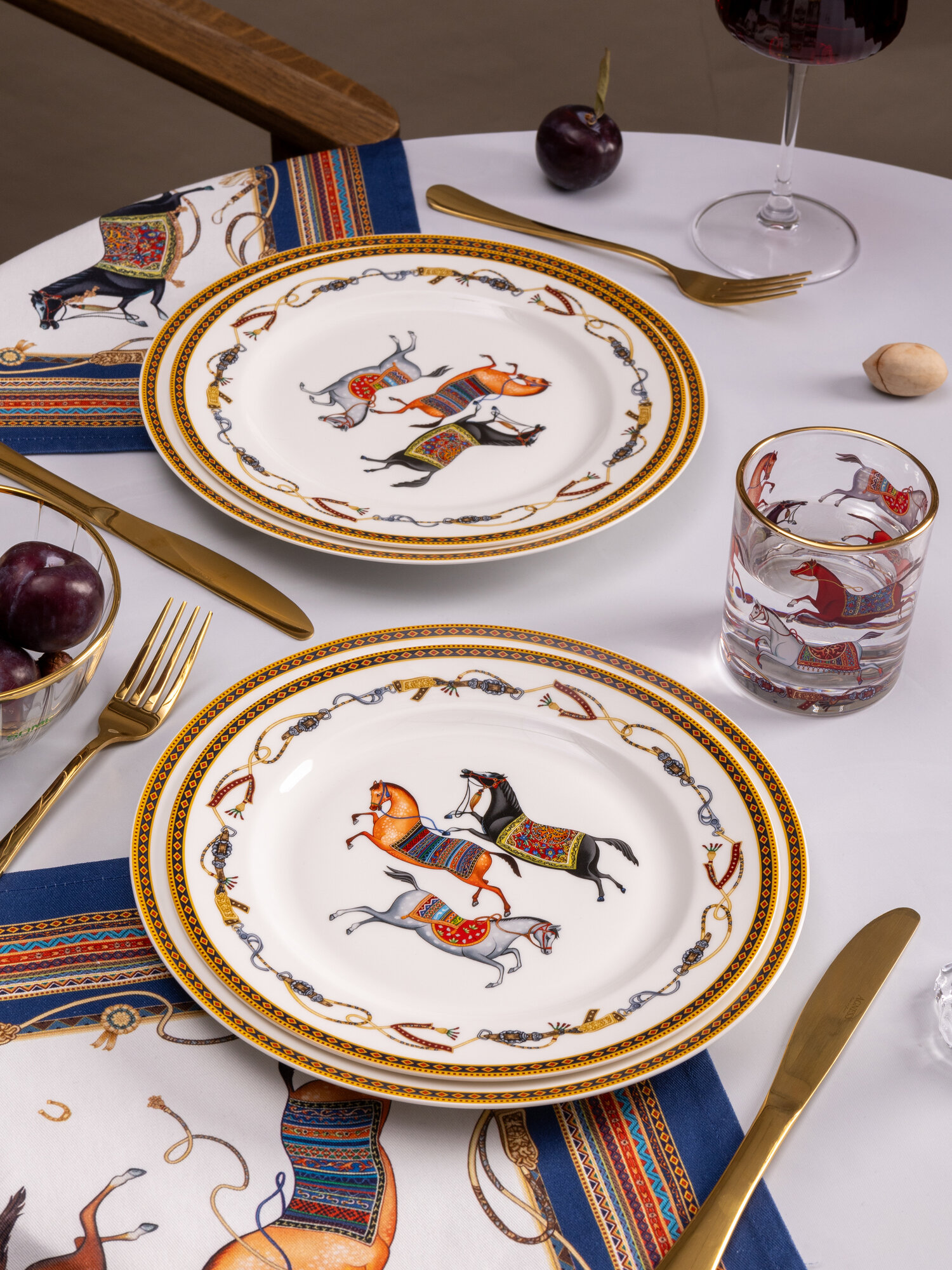 Набор тарелок закусочных Lefard "Passage", 22,5 см, 2 шт, фарфоровые — фото 1