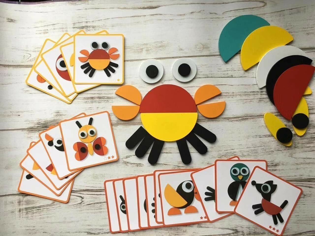 Деревянная мозаика Геоанимо — фото 1