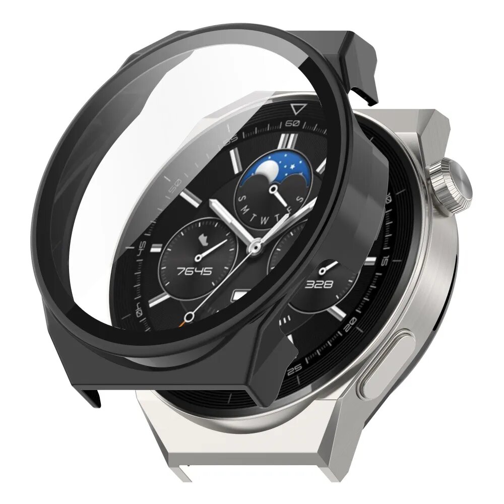 Защитный чехол бампер для Huawei Watch GT3 Pro 46MM с противоударными свойствами, Функция хранителя экрана