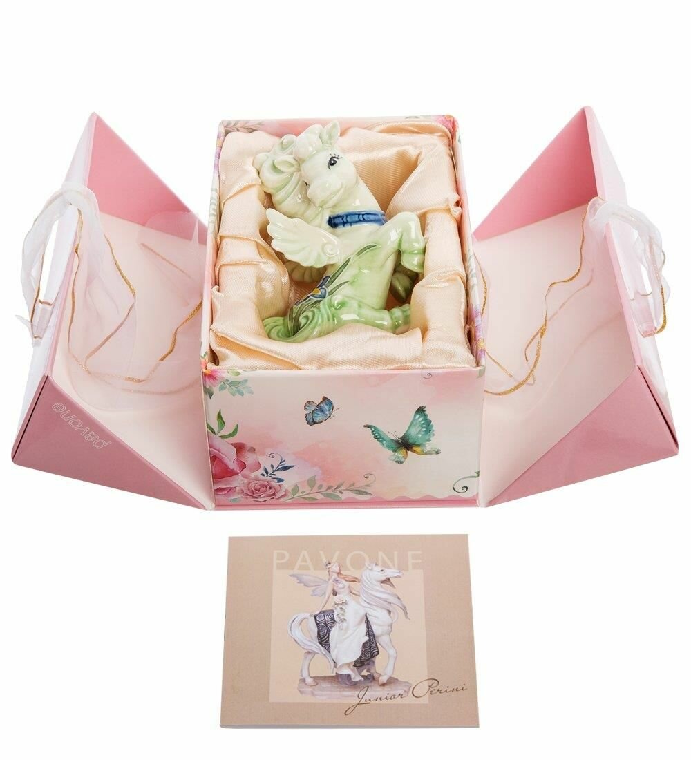 Фигурка настольная Лошадка-ангелочек (Pavone) A1975788 Pavone, Фарфор — фото 1