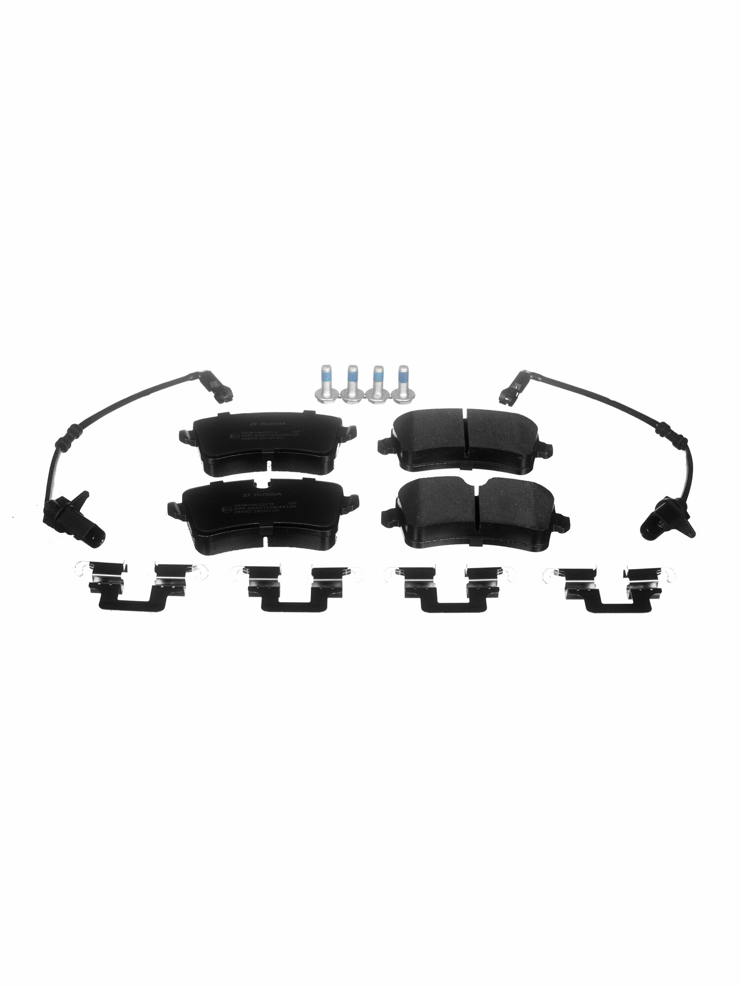Колодки тормозные дисковые задние ZF RUSSIA (GDB1902ZFR)