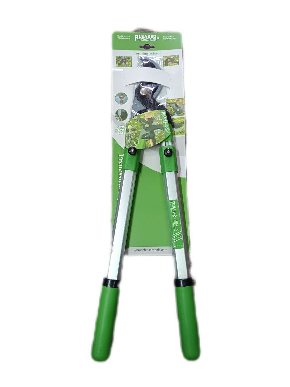 Сучкорез ручной телескопический, для обрезки веток, со стальными лезвиями