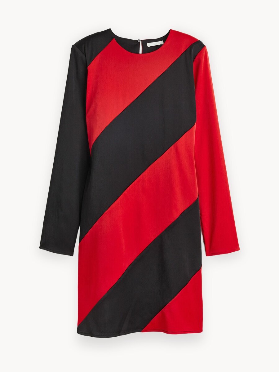 Платье H&M, размер 32, красный