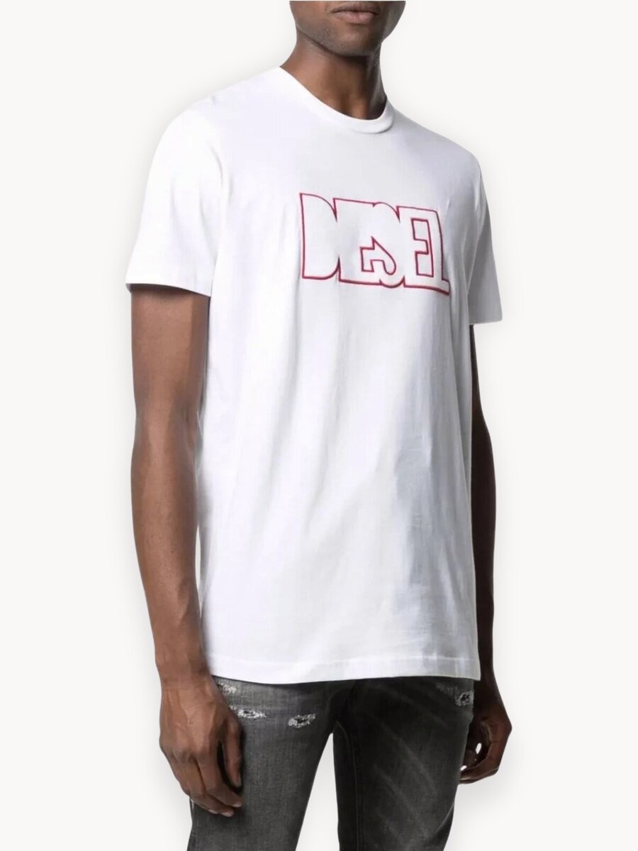 Футболка DIESEL, размер S, белый