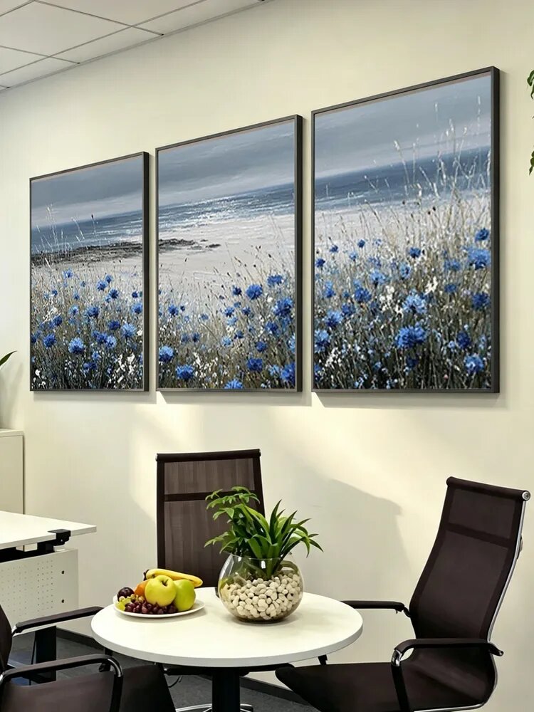 Картина "Печать струй, набор 3 шт" 50x75 см