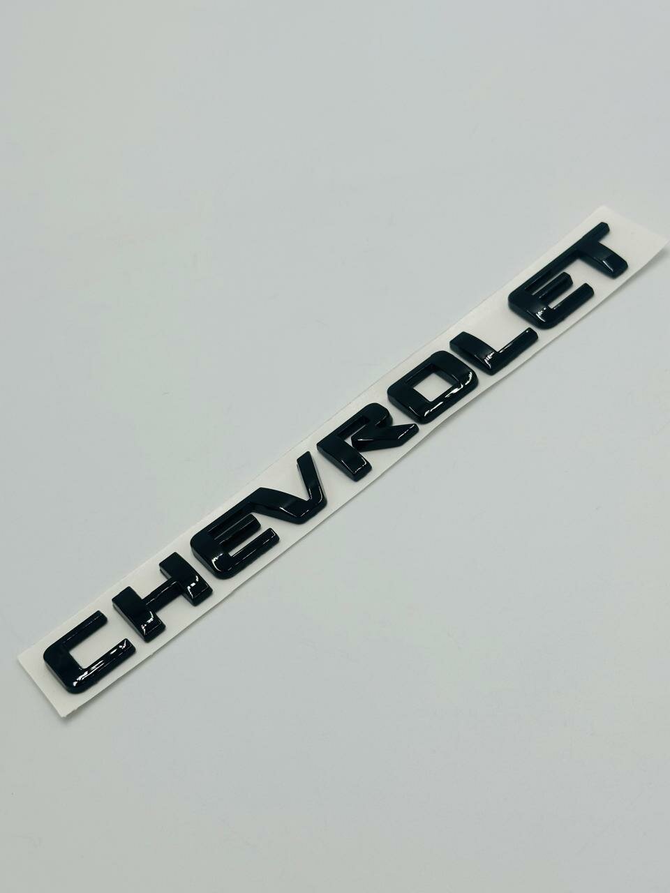 Надпись эмблема на Chevrolet Lacetti Черный глянец17см