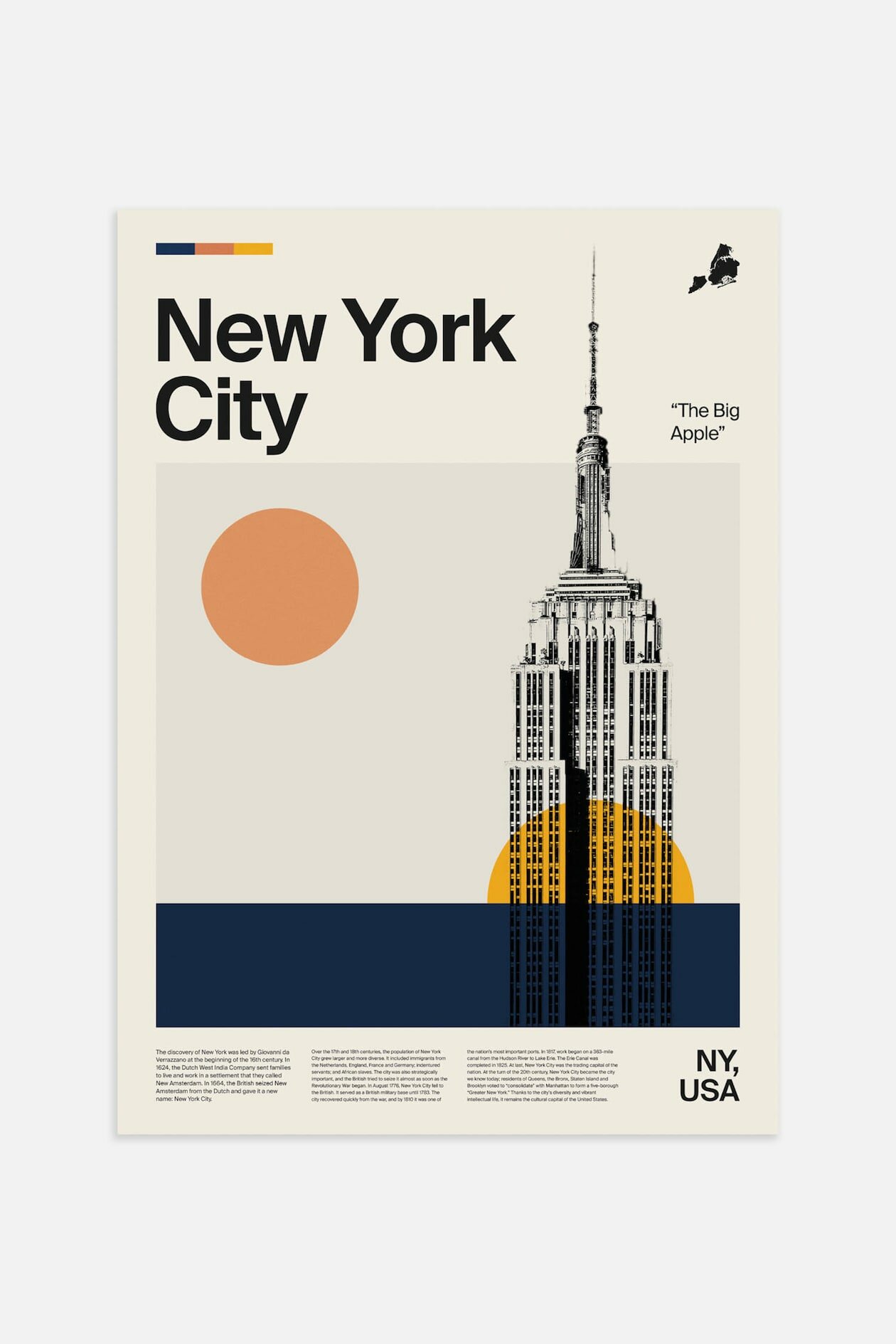 Плакат H&M 50х70 см New York City