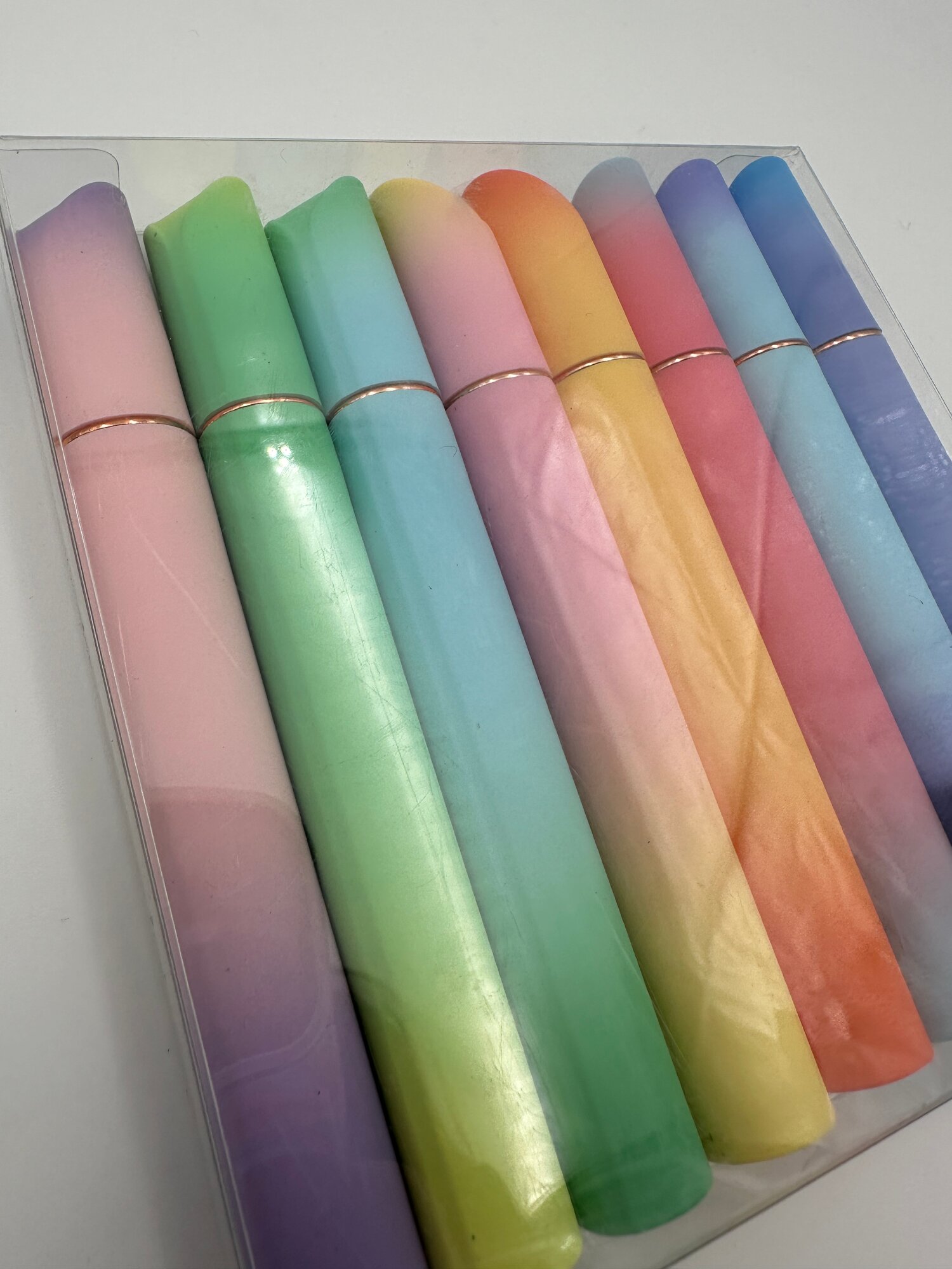 Блестящие текстовыделители Glitter Highlighter — 10 шт. универсальные — фото 1