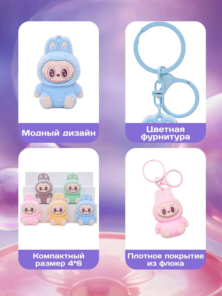 Брелок Лабубу игрушка — фото 1