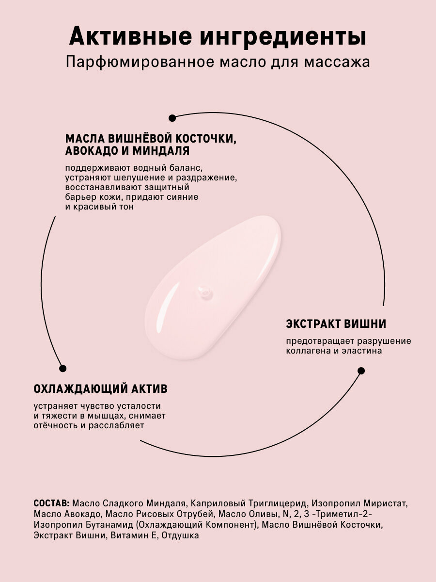 Подарочный набор для тела The Act , молочко и масло для массажа — фото 1