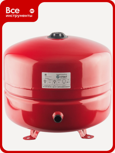 Изображение товара Расширительный бак 35 л STOUT STH-0005-000035, для компенсации температурного расширения системе стабилизации давления