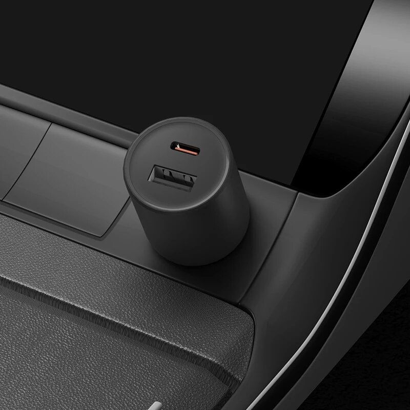 Автовизитки Xiaomi Автомобильное зарядное устройство Xiaomi 43 Вт, двухпортовое зарядное устройство USB A USB C 1A1C QC&DP 3,0, быстрая зарядка для IPhone, Xiaomi, Samsung, Huawei, зарядное устройство для телефона